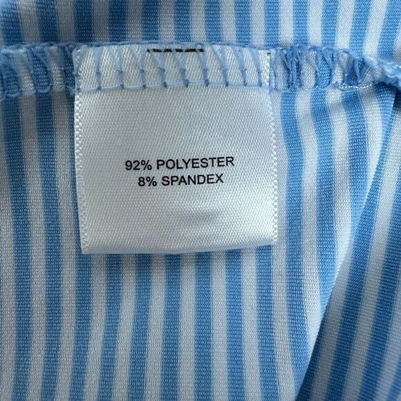 Peter Millar Summer Comfort Golf Polo Shirt Men's Large West Shore Logo Light Bl - Picture 6 of 8